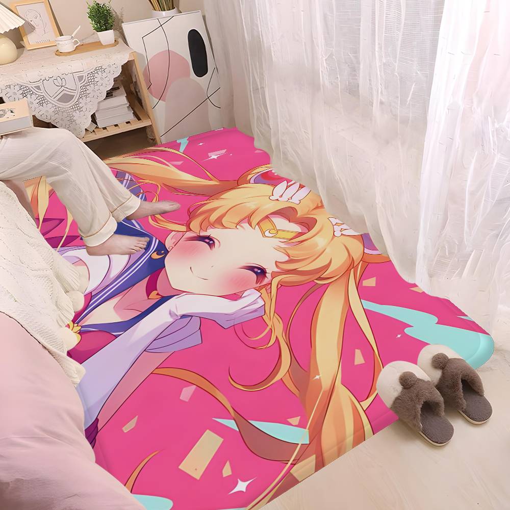 S-Sailor Girl M-Moon Floor Mat Nordic Style Home Doormat Bathroom-Toilet Mats Bedroom Hotel Decor Mat
