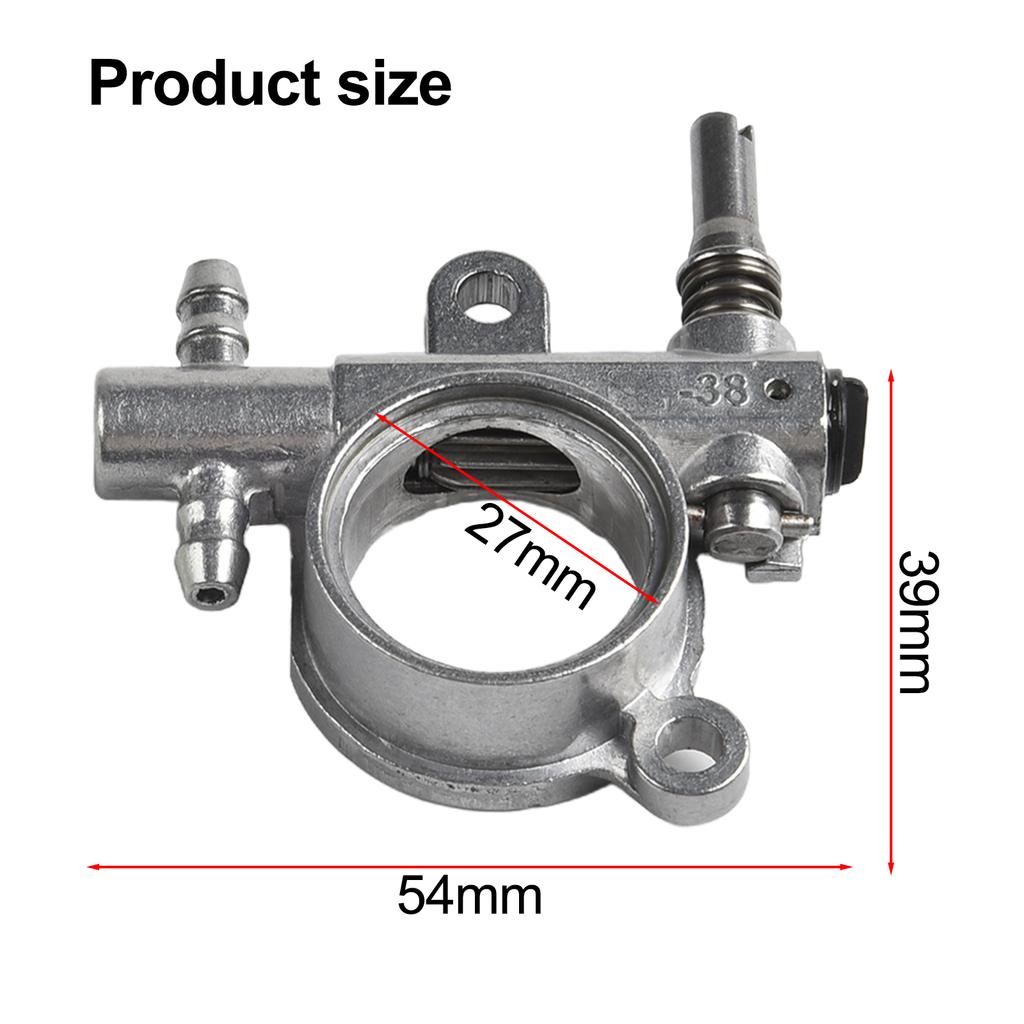 1Pcs Chainsaw Oil Pump With Worm Drive Gear For 2500 3800 Chainsaw Spare Parts Electric Saw Parts Garden Accessories