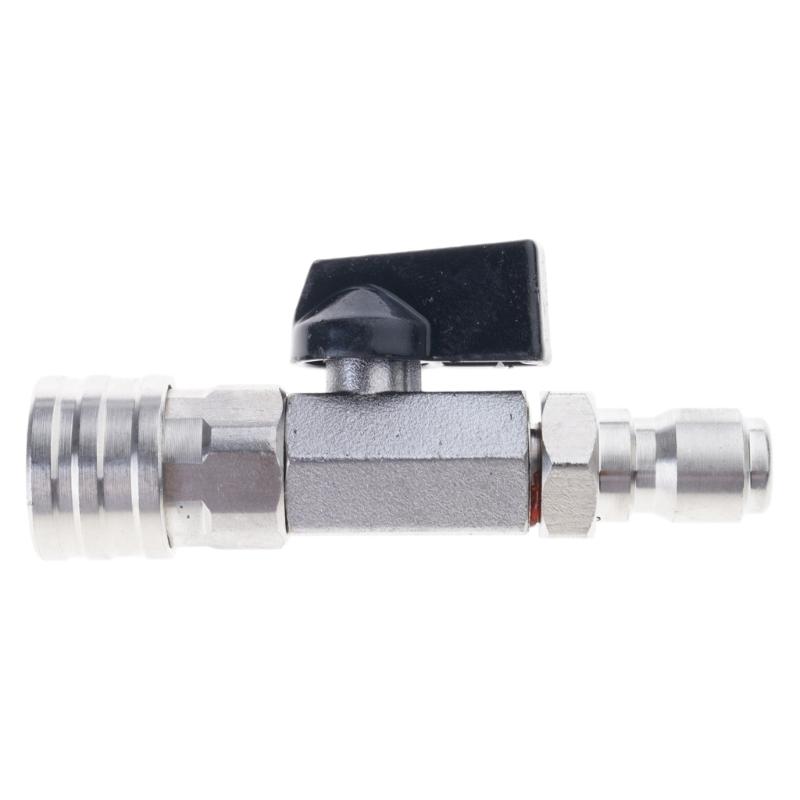 Stainless Steel Garden Hose to Pressure Washer Adapter Converts 3/4 Inch GHT to 1/4 Inch Quickly Connects Leakproof 1