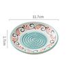 2-In-1 Ceramic Ginger Grater Round Plate Garlic Grater Vegetable Fruit Grinding Tool For Kitchen Manual Garlic Ginger Masher