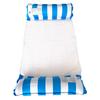 1pc Two Tube Straight Stripe Hammock Foldable PVC Inflatable Floating Row Swimming Pool Float Seat