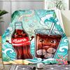1PC Custom Name Beverage Fun Waves Outdooor Flannel Blankets Throw Blanket All-Season Throw Gift Bedspread for Couch, Bed, Camping Holiday Birthda