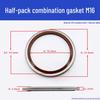 JB982 High-Temp Wear & Pressure-Resistant Combination Gasket: 304 Stainless Steel, Fluororubber, Semi-Encapsulated