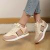 Cross strap casual round head muffin sole single shoes classic color matching single shoes