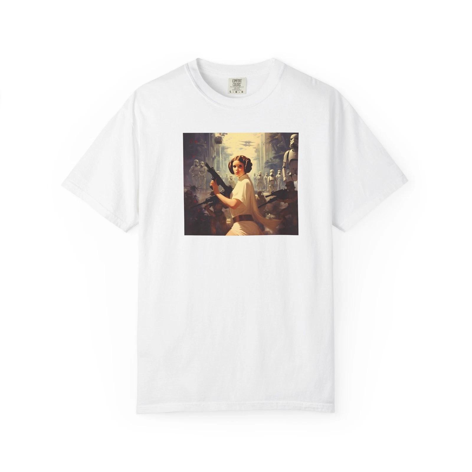 

Retro Art Graphic Tee, Unisex Garment-Dyed T-Shirt, Casual Wear, Gift for Art 2XL