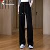 Woodpecker Women's High-Waist Straight-Leg Casual Sweatpants