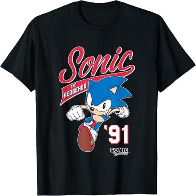 Sonic The Hedgehog '91 Epic Run Sports Style Logo T-Shirt