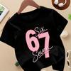 Creative Design Number 67 Print Tshirt Italian brainrotLatest Trendy Style Tshirt for Boys and Girls Aged 3 To 14 Fashion To