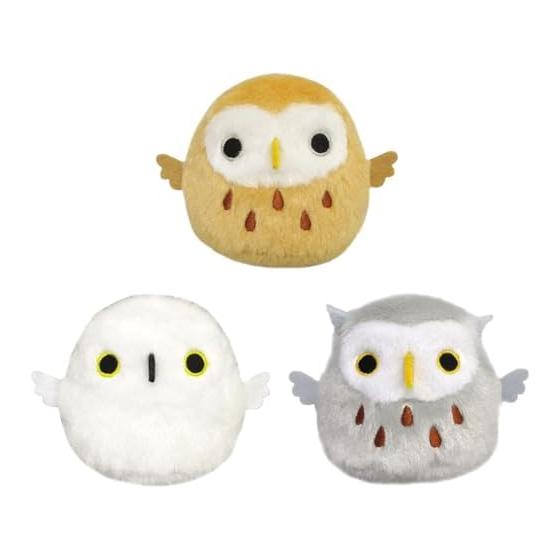 Tori Dango Tori stuffed toy set of 3 types (owl, snowy owl, horned owl)