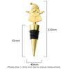 Wine Cork Leak-proof Bottle Stopper Christmas Elk Bottle Plug 3D Design Santa Claus Bottle Cork Easy Clean Wine Stopper
