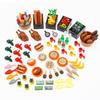 BrickBounty City Food Building Block Picnic Kitchen and Dining Room DIY Ice Cream and Fish 188-Piece Set, Toy, Parts, Cup, Cake, Turkey, Banana,