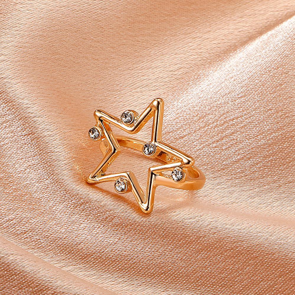 High-End Cross-Border Fashion Bow Ring for Women - European & American Style Open Index Finger Accessory