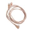 5PCS 3 Pin Core BTE Hearing Device Cable Pocket Sound Amplifier Replacement Cord