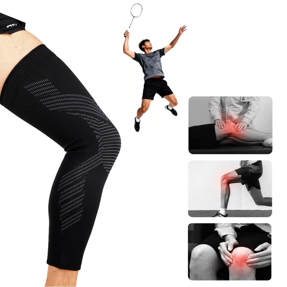 1Pcs Copper Compression Leg Sleeve Long Knee Support For Pain Relief Swelling Arthritis Poor Circulation Sports