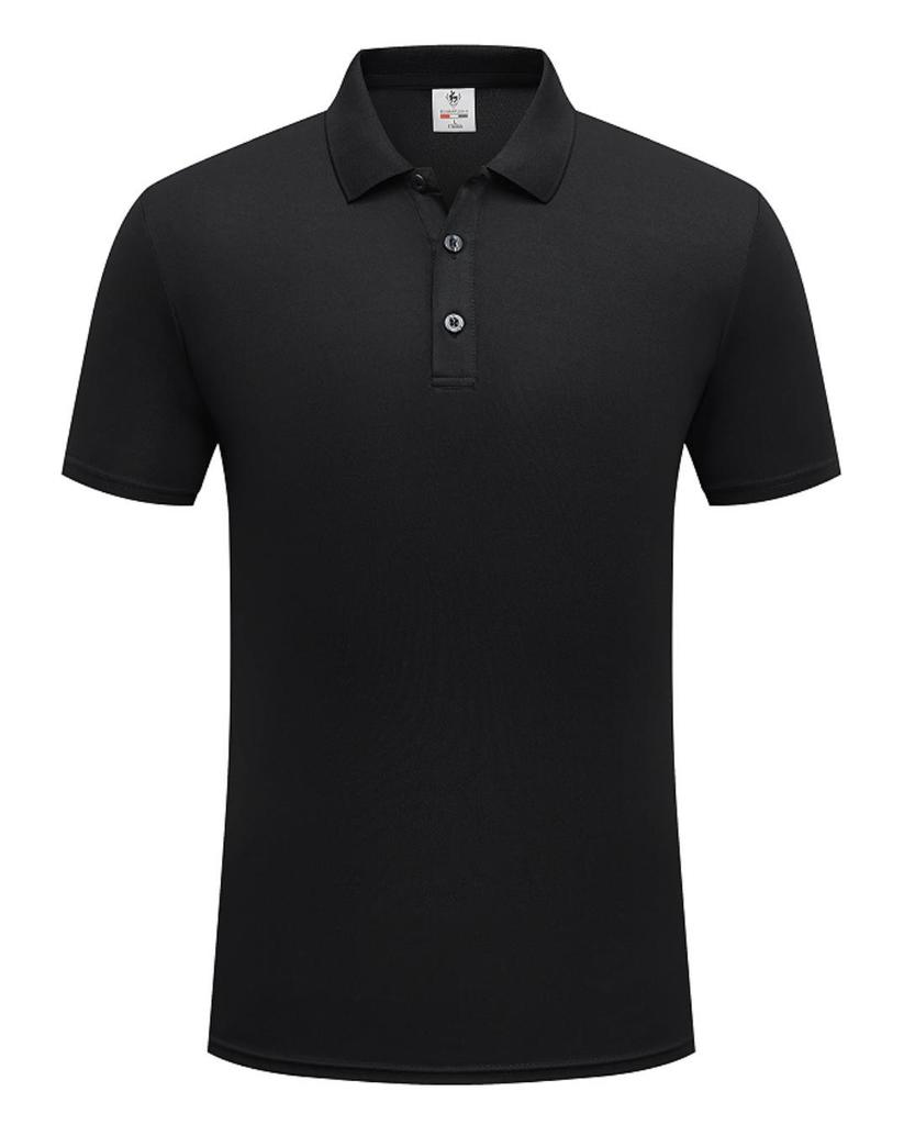 Spring/Summer Unisex Simple Short Sleeve Polo - Men's Solid Color Turn-Down Collar Sports Shirt