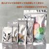 PERCUST Aluminum Metallized Reusable Bags with 50 Storage Bags Zipper, Transparent, Waterproof, 24x37cm, Bags,