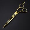 FM202 Gold Hairdressing & Barber Scissors Set with Thinning Shears
