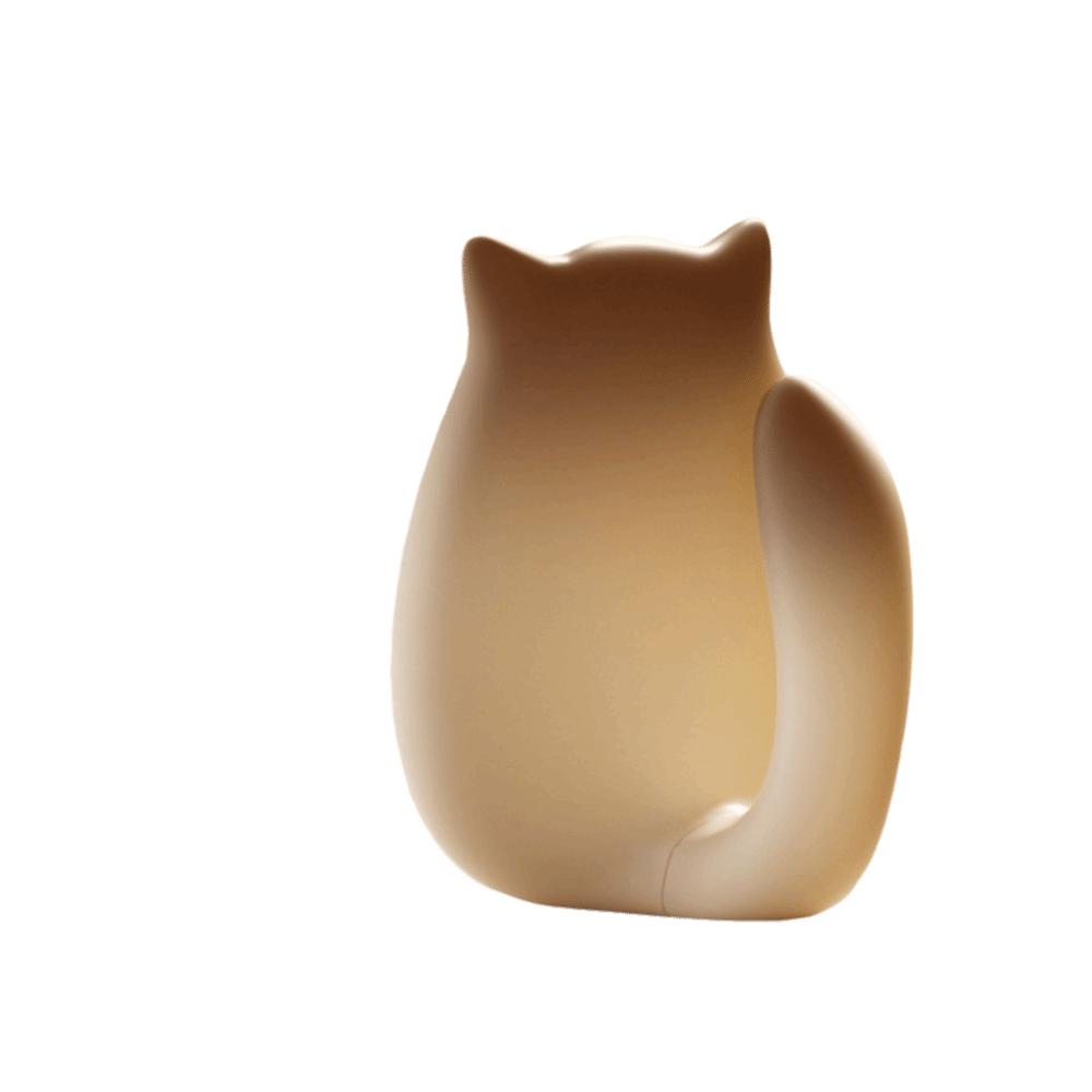 

Cat Shaped Kids Cartoon Hair Brush Anti-static Hairdressing Comb Barber Shop Salon кофейный