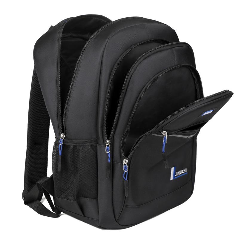 Men's Backpack with A High-end Feel, Large-capacity Travel Backpack, Multi-layered and Simple Business and Leisure Backpack