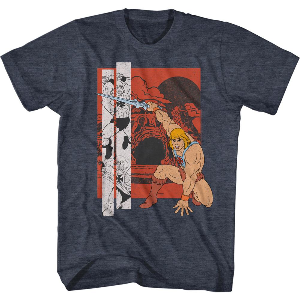 He-Man Masters Of The Universe He-Man Sword Castle Grayskull Men T-Shirt S