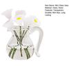 Creative Mini Glass Vase Transparent Plant Hydroponic Flower Durable Realistic Miniature Flower