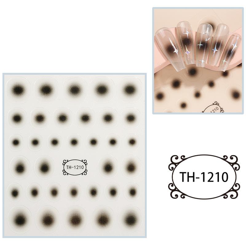 New Year Nail Art Stickers Bronzing Year of the Dragon Chinese Style Mahjong Cartoon Nail Stickers Decoration