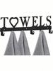 Gothic Wrought Iron Black Wall Hook Heavy Duty Rustproof Towel Coat Robe Hanger Bathroom Kitchen Entryway Storage Organizer