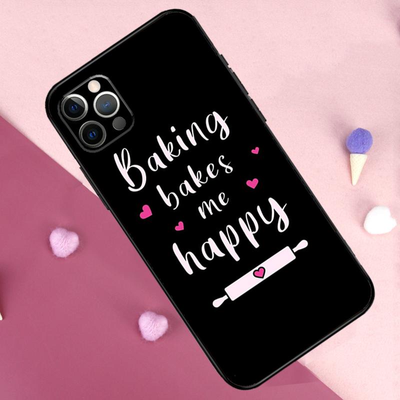 Baking Cook Chef Phone Case For iPhone 17 Pro Max 17 Air 11 14 15 16 Pro Max Plus 12 13 Mini 16e Back Cover