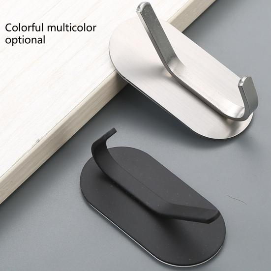 Salvaspazio 2 Colori Utile Gancio Autoadesivo da Parete da Appendere alla Porta Gancio per Borsa Cravatta Vestiti Gancio per Asciugamano