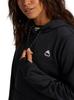 Burton Oak Pullover True Black Heather Women's Hoodie, Medium,