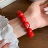Round Beaded Bracelet Square Acrylic Hand Jewelry Cute Women Bracelet  Gifts