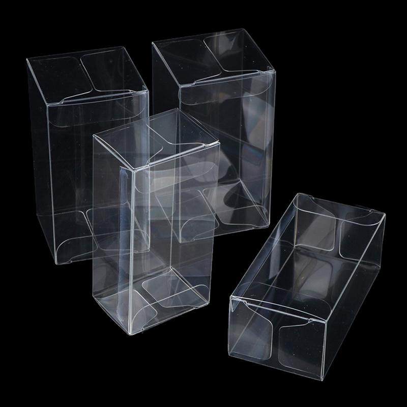 2/5Pcs 1:64 Car Model Display Box Transparent Protective Case Pvc Dust Cover Storage Holder