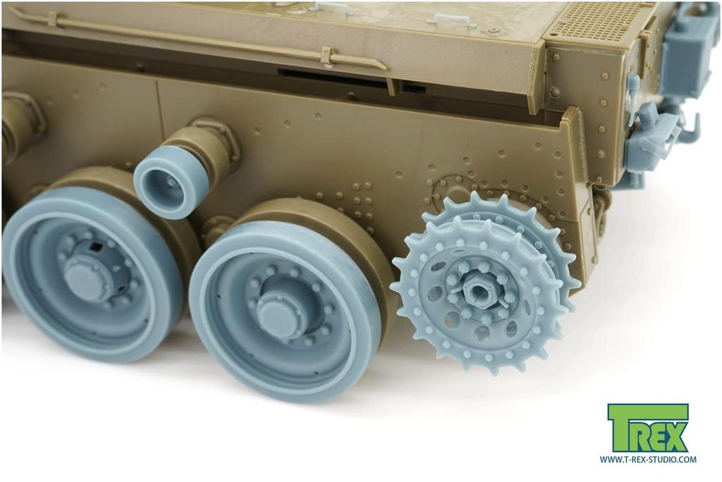 T-Rex Studio 1/35 Scale World War II British Comet Cruiser Tank Wheel Set (for Tamiya) Plastic Model Parts TR35111