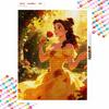 Disney Beauty and the Beast Belle Rose Diamond Paint Painting Art Kit Handmade DIY5D Home Decor Gift