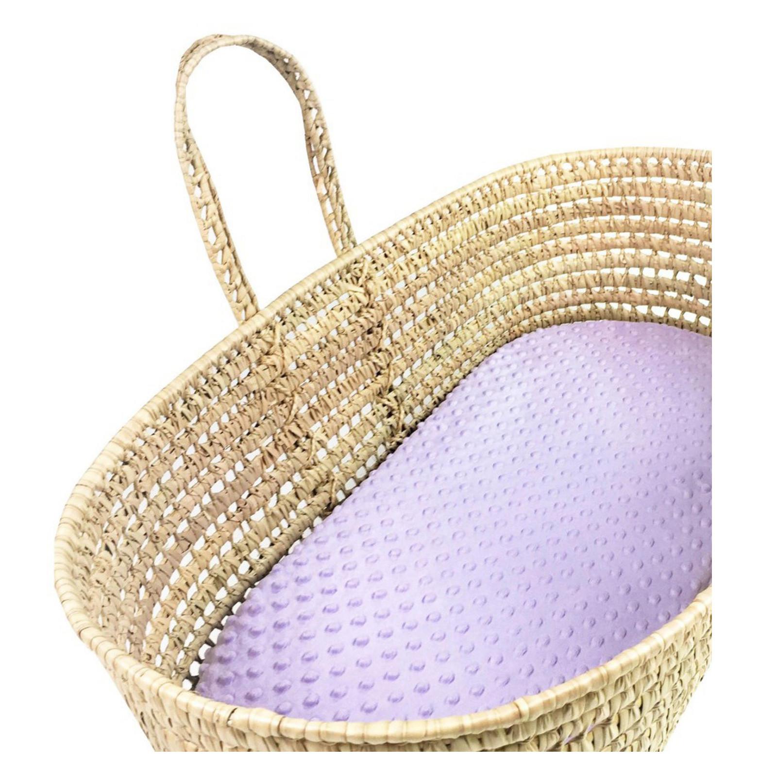 

Корзина Baby Моисей Супермягкая пузырчатая кровать Чехлы для ухода за детской кроваткой Простыня на подкладке фиолетовый