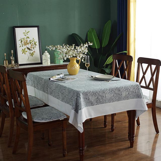 American Retro Pastoral Tablecloth Pad Restaurant Tablecloth Rectangular Household Tea Table Table Table Cloth