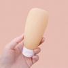 3Pcs/Set Refillable Bottle 60ml Soft Lotion Container Squeeze Tube Empty Bottle Portable Travel Shampoo Bottle Makeup Tools