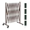 Expandable Barricade, 3.07m Expandable Safety Barrier, Flexible Mobile Barricade with Locking Casters