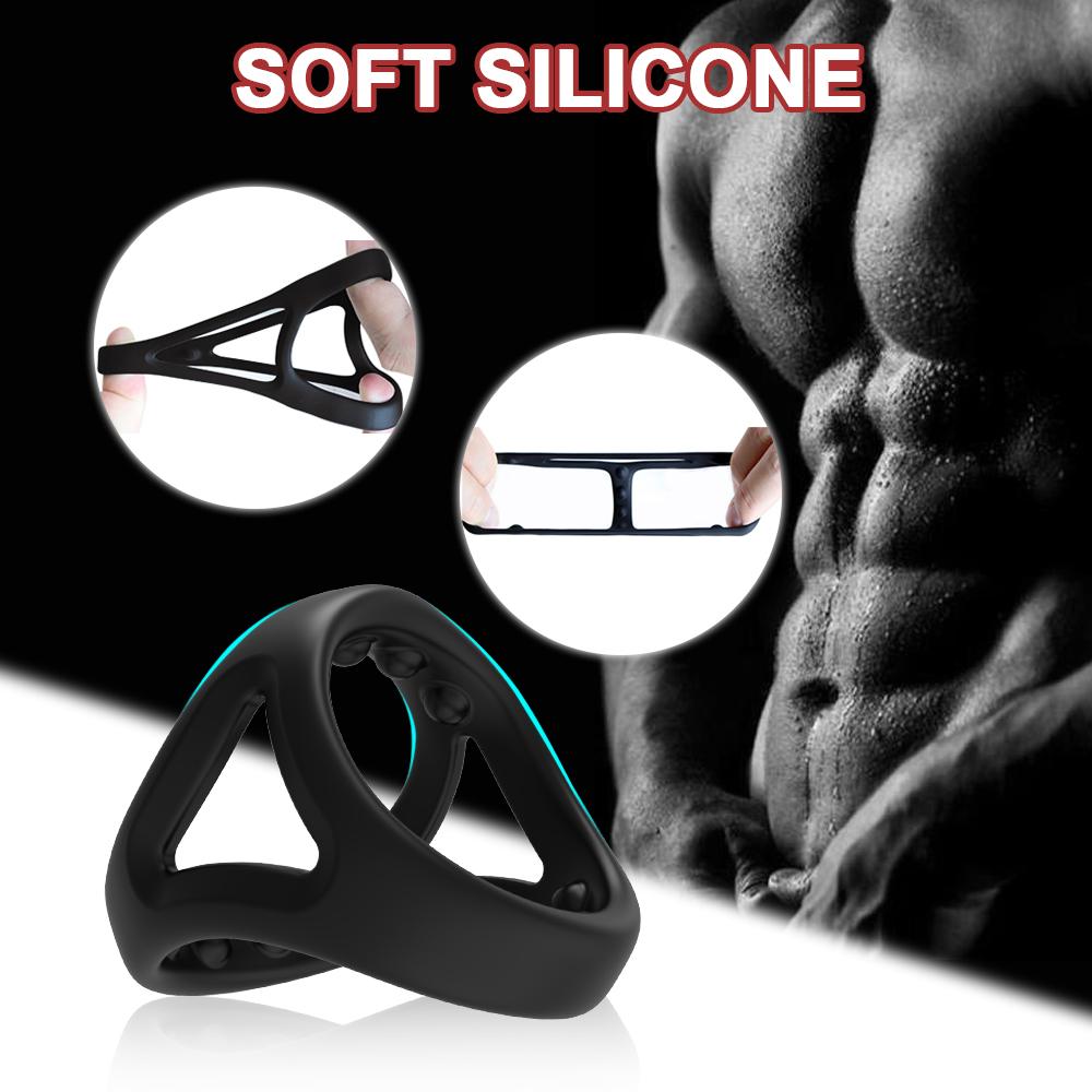 Silicone Penis Cock Ring on for Man Delay Ejaculation Sex Toys for Men Couple Rings Cockring Adult Goods for
