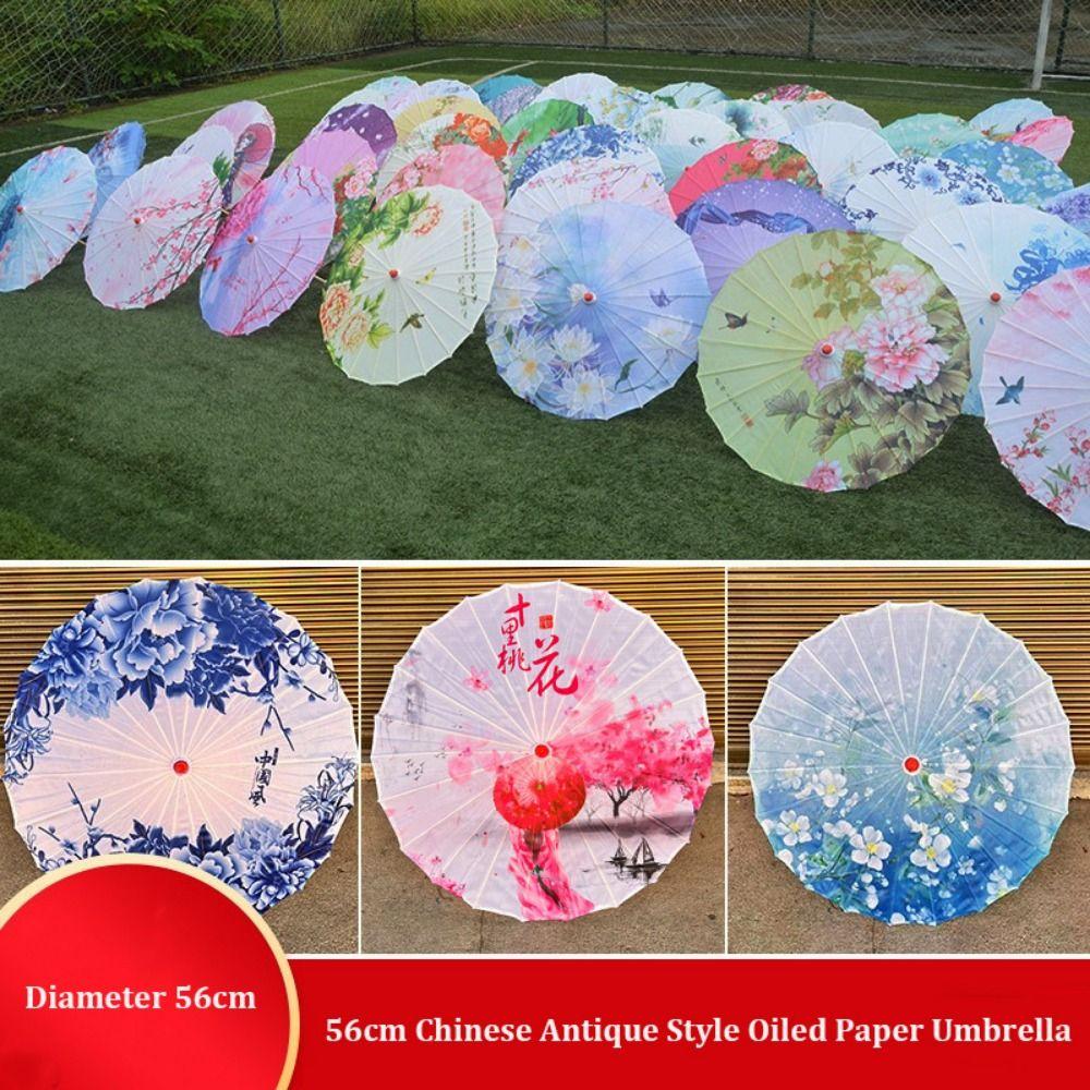 Chinese Antique Style Kids Decorative Umbrella Costumes Photography Umbrella Dance Performance