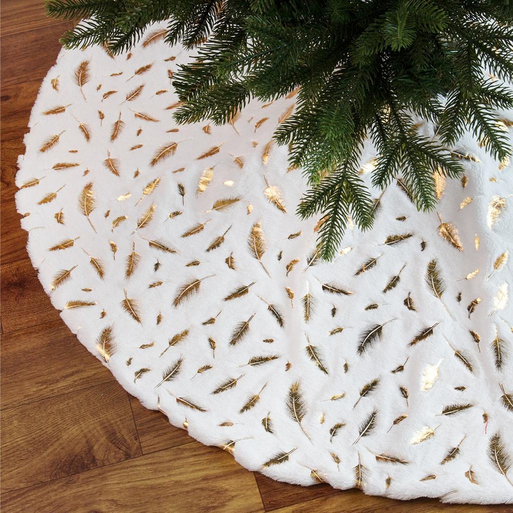 Snowflake Christmas Tree Skirt Decoration Christmas Decoration New Year Party Supplies Christmas Atmosphere Decoration