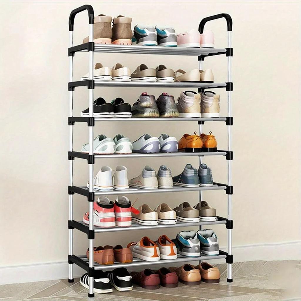 4/5/6/7 Layer Shoe Rack Shoes Organizer Shoerack Shoebox Shoe-Shelf Plant Shelves Metal Cabinet Shoes Organizer Cabinets Space