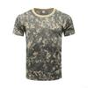 Camouflage 3D T-shirt for Men's Outdoor Fashion Casual Round Neck Short Sleeved Summer Street Outdoor Sports T-shirt