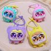 Cartoon Braided Girl Squeeze Eye-popping Decompression Artifact Cute Keychain Pendant Internet Celebrity Decompression Trinket Doll