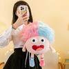 Kawaii Funny Plush Toys Stuffed Soft Cute White Pink Horse Appease Doll Toys for Kids Girls Birthday Gift New