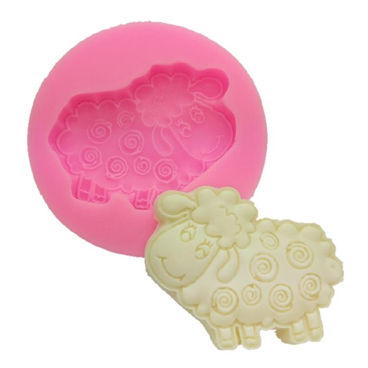 Cake Chocolate Clay Soap Cute Sheep Baking Fond Polymer Craft Art DIY Molds Tool