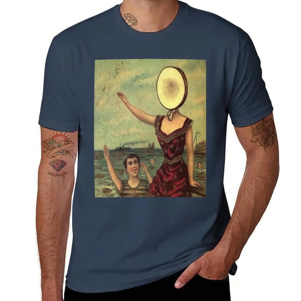 Neutral Milk Hotel Tshirt Graphic T Shirts Vintage T Shirts Graphic Shirts Customizeds Short Sleeve Tee Men