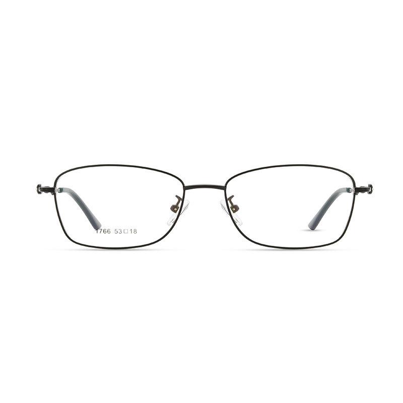 Retro Oval Titanium Alloy Reading Glasses Frame - Slim, Full Frame Design.