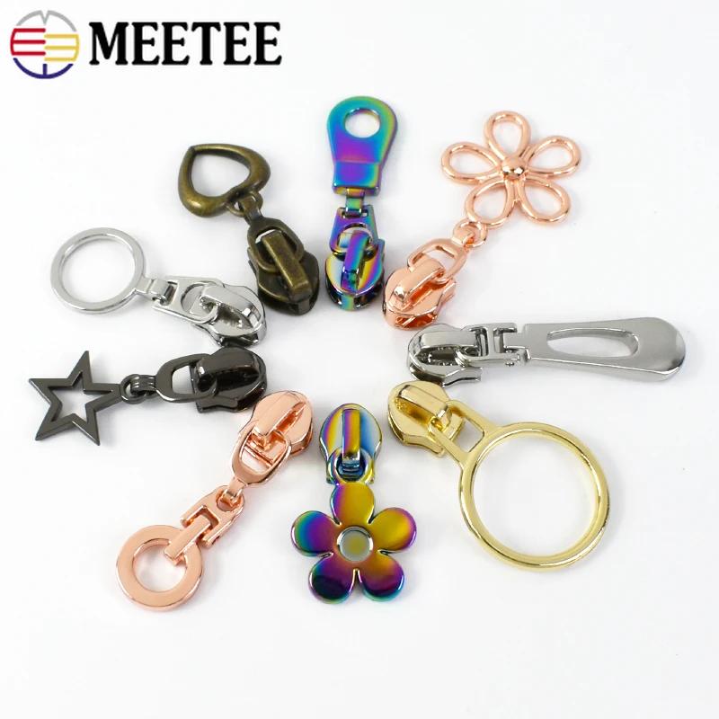 5/10/20Pcs 5# Zipper Slider for Nylon Zippers Zip Head Puller Lock Bag Clothes Purse Tailor Repair Kit DIY Sewing Accessories