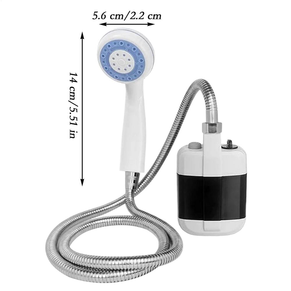 Portable Handheld Electric Showering Device Camping Shower Pet Cleaning Travel Shower Outdoor Bathing Equipment for  Car Wash